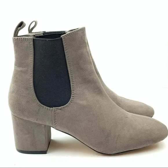 Express ankle booties size 7 gray Chelsea boots - Picture 11 of 11